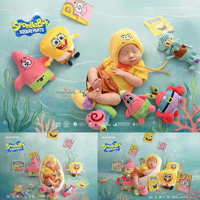 Spongebob Theme Set - Newborn Photography Props